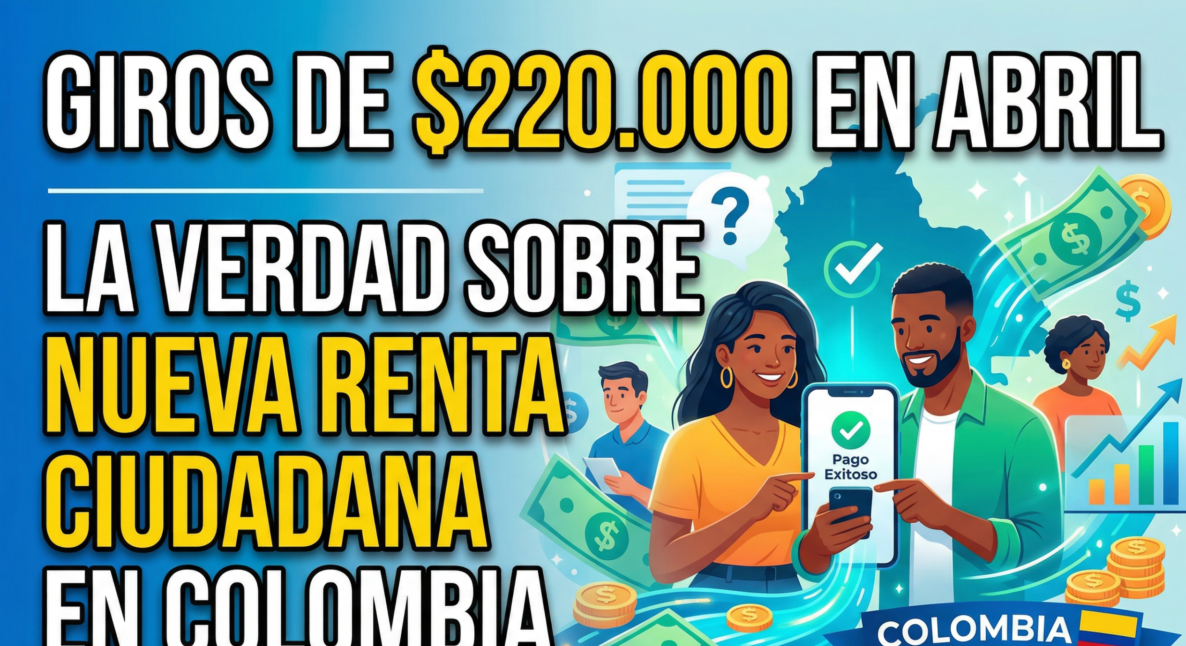 La Verdad sobre los Giros de $220.000 en Abril y la Nueva Renta Ciudadana en Colombia