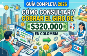Cómo Consultar y Cobrar el Giro de $320.000 en Colombia