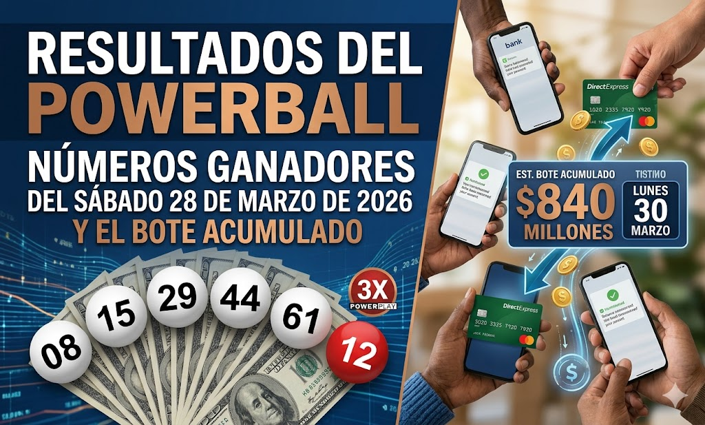 Resultados del Powerball: Números Ganadores del Sábado
